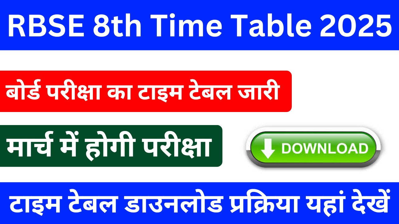 RBSE-8th-Time-Table-2025-8वीं-बोर्ड-परीक्षा-का-टाइम-टेबल-जारी,-यहां-से-करें-डाउनलोड